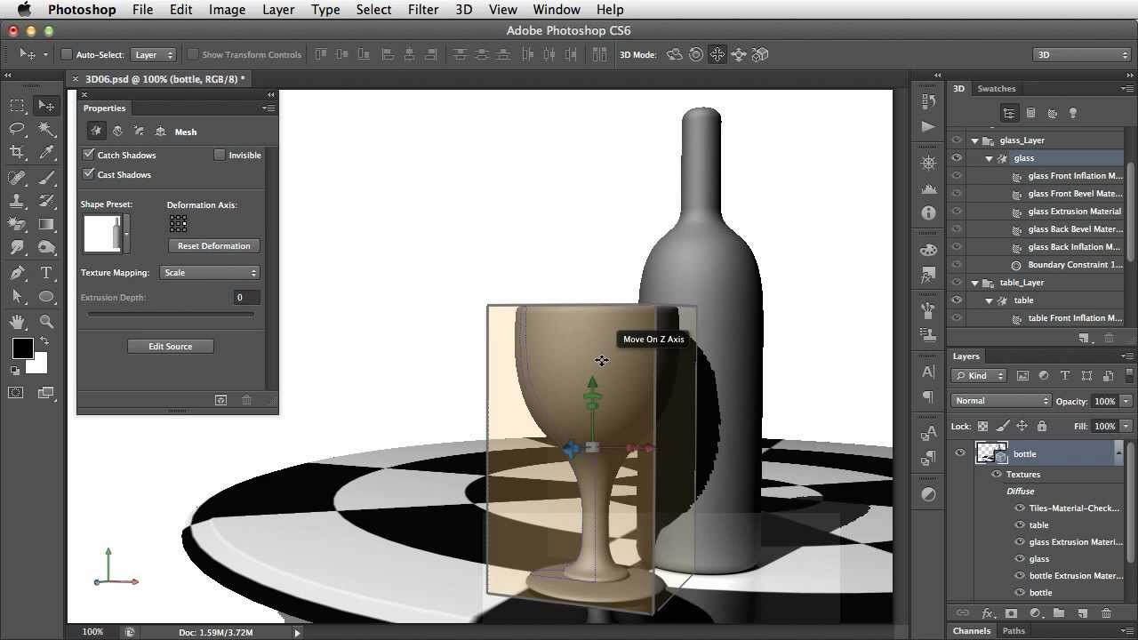 How To Create 3d Items From Pix In Photoshop