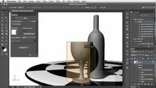 Adding Texture and Transparency to 3D Objects in Photoshop