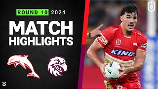 NRL 2024 | Dolphins v Sea Eagles | Match Highlights