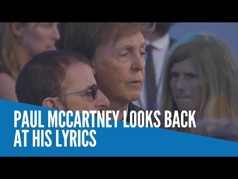 Paul McCartney looks back at his lyrics