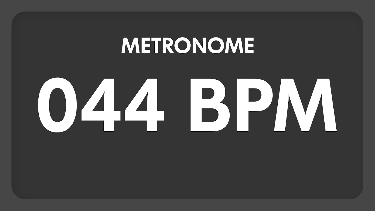 44 bpm metronome