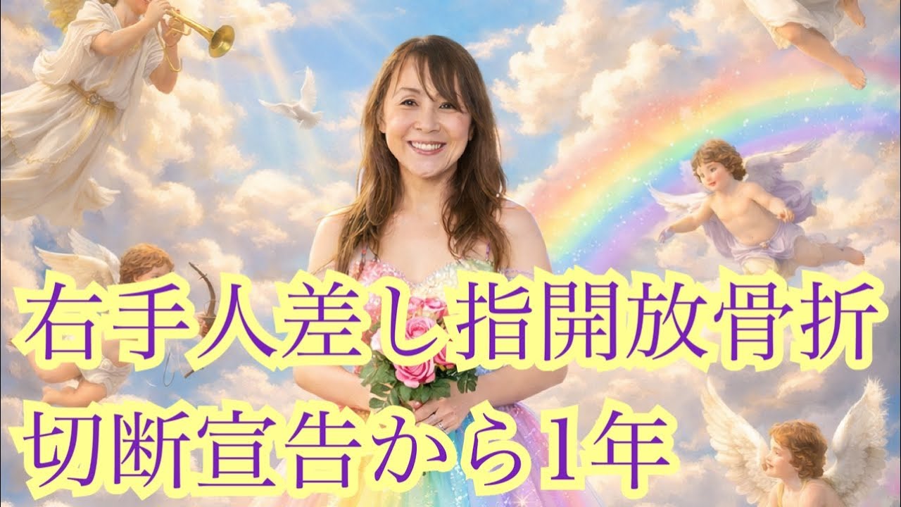 右手人差し指開放骨折切断宣告から1年〰️今、伝えたい想い〰️ 