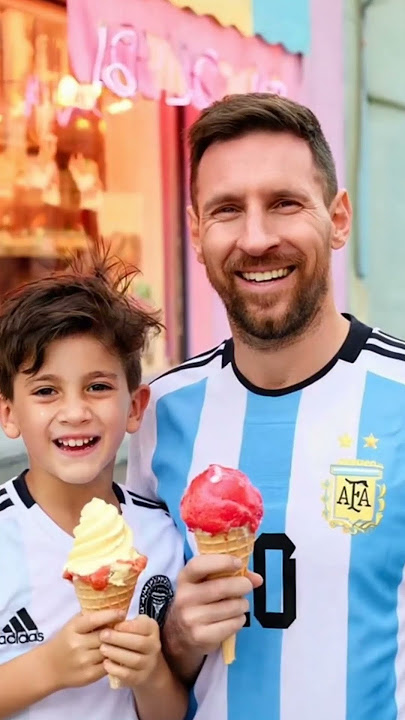Happy icecream Ronaldo! #ronaldo #messi #shorts