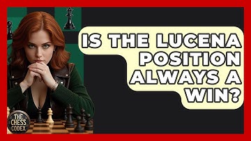Is The Lucena Position Always A Win? - The Chess Codex