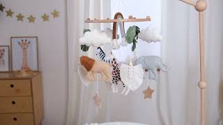Safari Crib Mobile - Macrame |  ChilDreams