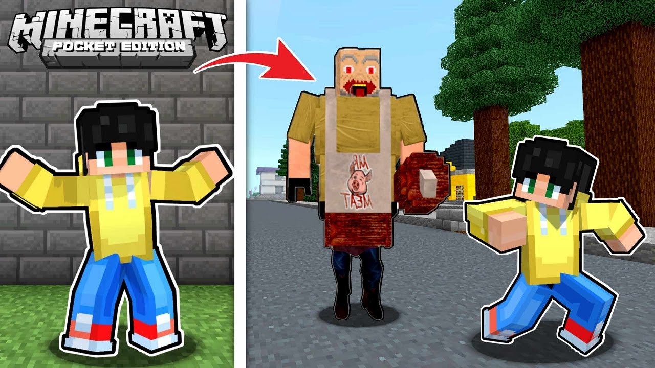 Mr. MEAT HINABOL KAMI at GUSTO GAWING KARNE sa UWU CITY sa Minecraft PE