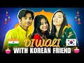 Celebrating diwali with korean friend ft koreang1p  vlog