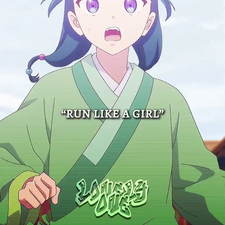 “Run like a girl” / Maomao 🌺#theapothecarydiaries #maomaoandjinshi