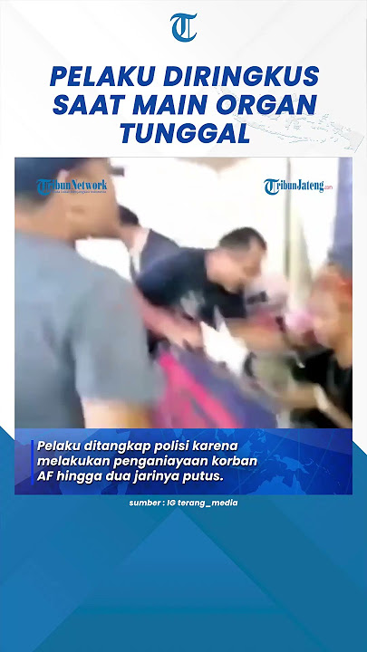 Detik-detik Pelaku Penganiayaan Diringkus saat Main Organ Tunggal #shorts
