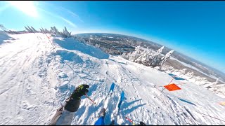 DOUBLE DIAMONDS on a sunny day at MONT TREMBLANT!