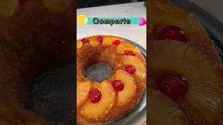 Torta de Piña Volteado de piña 🍍 Una delicia 😋 #aguacatecocina #tortadepiña #volteadodepiña