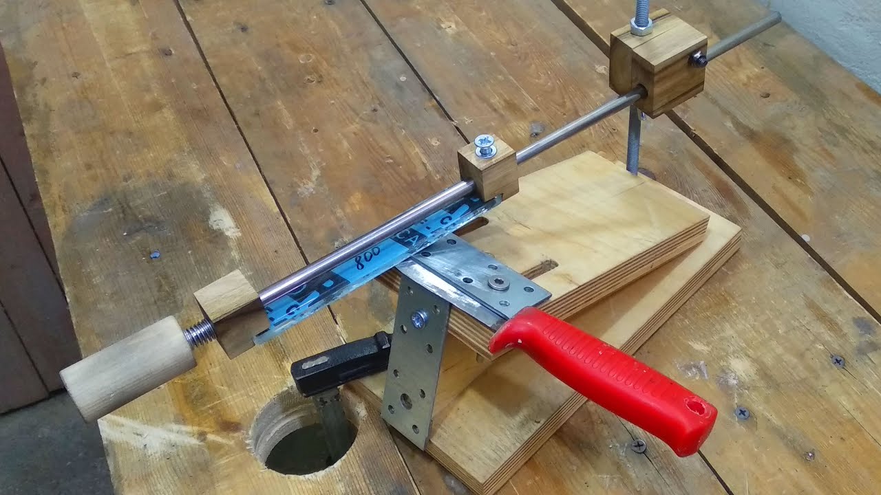 3 in 1 Knife Sharpening System — DIY Knife Sharpening Jig 