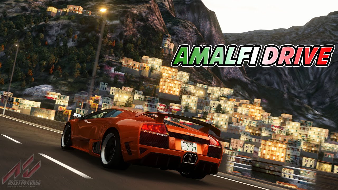 Amalfi Coast Drive  Assetto Corsa - YouTube