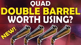 QUAD DOUBLE BARREL SHOTGUN | IS IT WORTH USING? - (Fortnite Battle Royale)