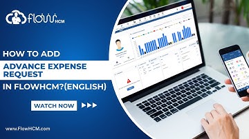 How to Add Advance Expense Request in Expense Management Software / HRMS FlowHCM (English Tutorial)
