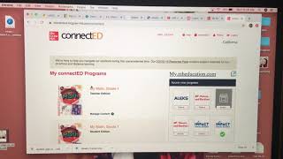 Assigning assignments on ConnectEd for My Math