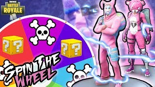 EXTREME SPIN THE WHEEL of FORTNITE CHALLENGES! Fortnite Battle Royale