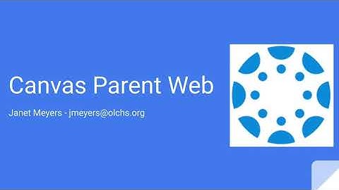 Canvas Parent Web Instructions