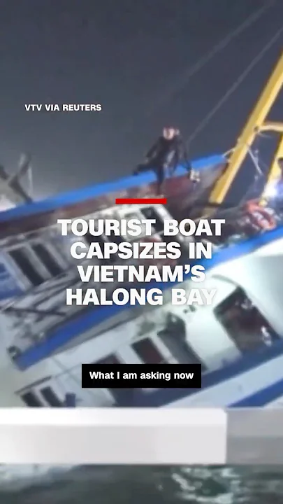 Tourist boat capsizes in Vietnam’s Halong Bay