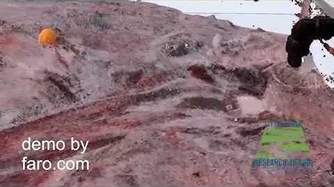 3D Laser Scan of River Process Model