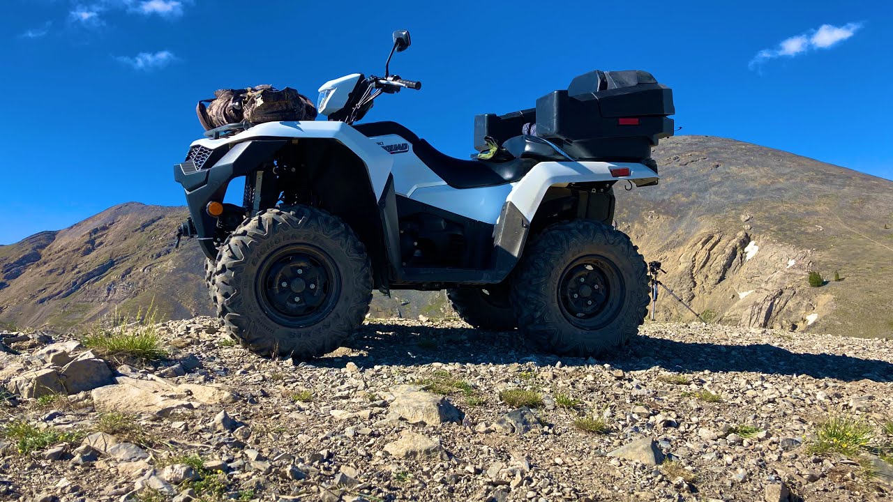Suzuki King Quad 750 Mountain Top Ride - YouTube