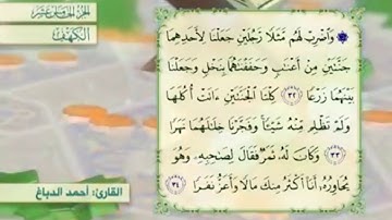 آية٣٣سورة الكهف مكرر القارئ أحمد الدباغ