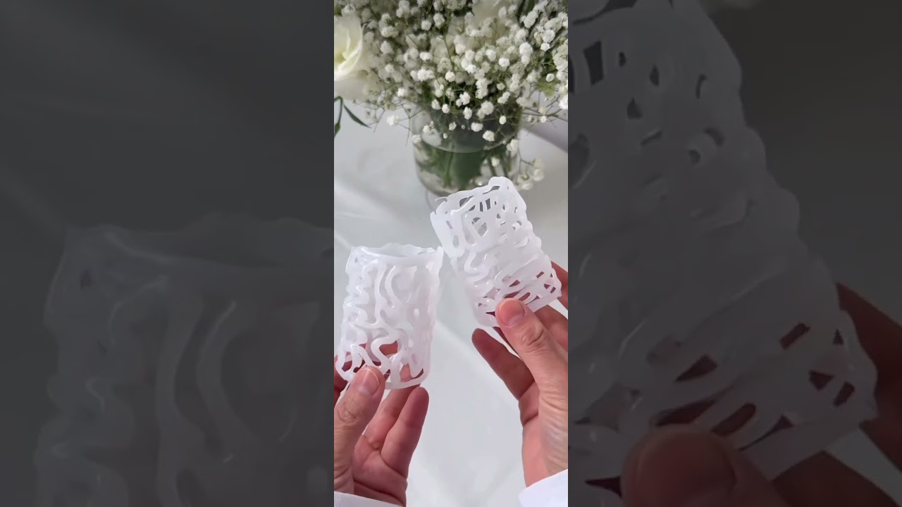 Diy hot glue napkin ring✨ 