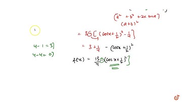 "The ratio of the greatest value of `2-cos x+s in^2x` to its least value is `7/4`  (2) `9/4`  (3)