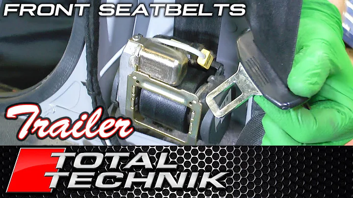 TRAILER - How to remove Front Seat Belts - Audi A6 S6 RS6 (C5) - COMPLETE PROJECT