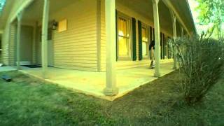 ramped tre flip grass gap