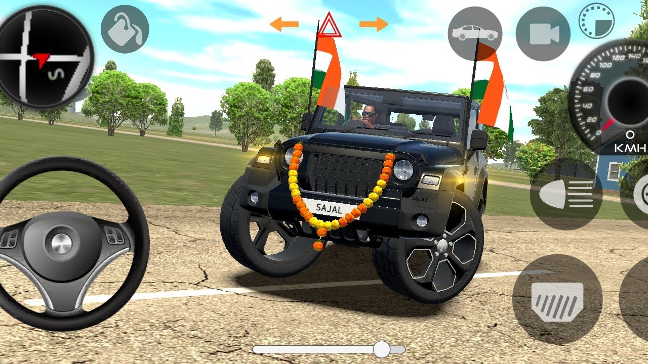 Dollar (Song) Modified Mahindra Black Thar 😈|| Indian Cars simulator 3D || Android Gameplay
