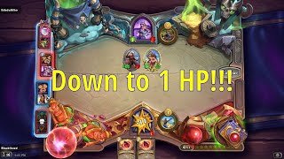 Hearthstone Battleground Great Duo Build Combination: Amazing Comeback from 1 HP