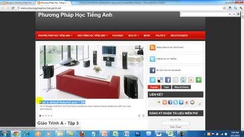 Hướng dẫn thiết kế web từ blogger phần 2