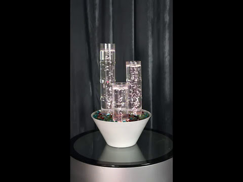 Tabletop LED Bubble Fountain Decor