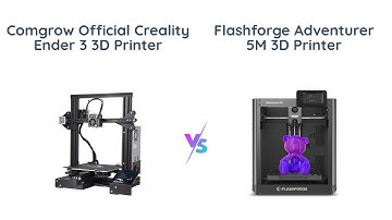 Creality Ender 3 vs Flashforge Adventurer 5M 3D Printer Comparison ⚖️🖨️