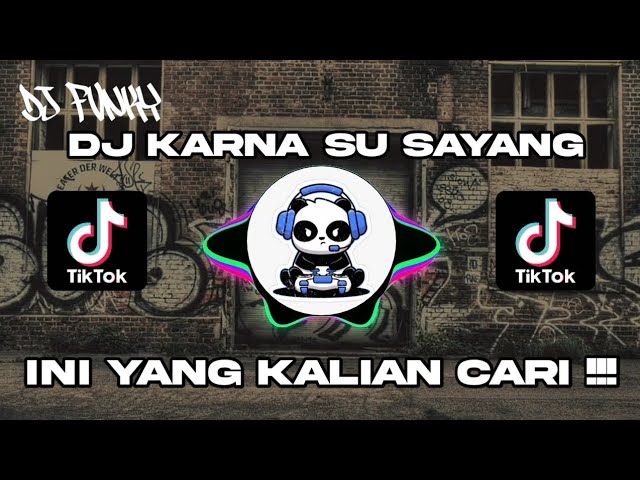 DJ - KARNA SU SAYANG - BIASA KU CINTA COBA KAU PAHAMI | DJ FVNKY class=