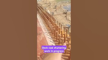 Deck slab shuttering work in progress for Major bridge #major bridge #railway #civil engineering