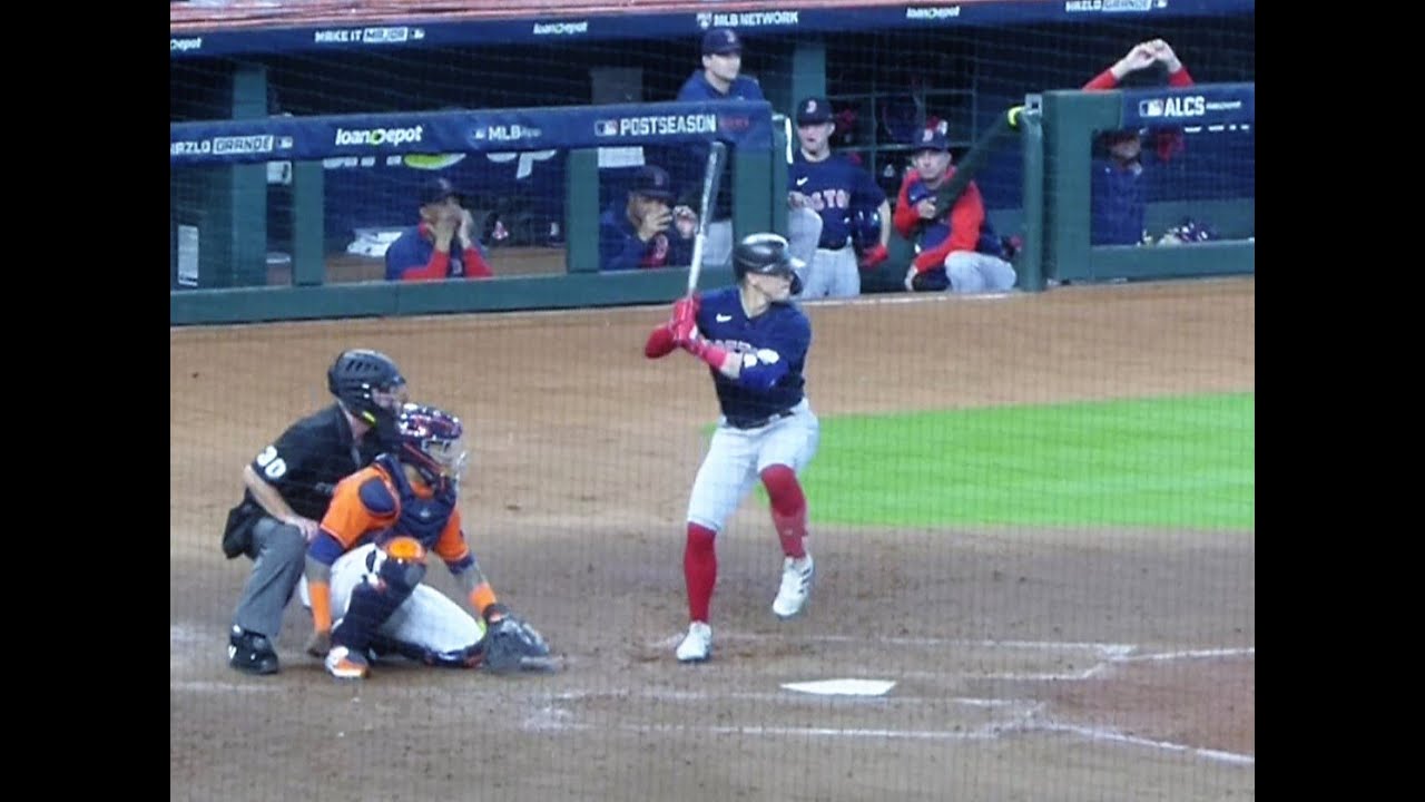 Kike Hernandez at bat (home run + laundry cart ride)ALCS Game 2Red Sox  vs. Astros10/16/21 