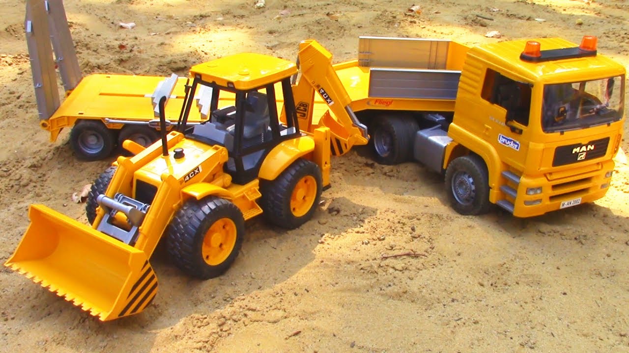 ⁣Экскаватор помогает машинкам в песке - Игры для детей | Tiki Taki Boys