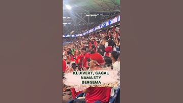 debut kluivert gagal, suporter gemakan nama sty. #football #timnasindoneaia #kluivert #shintaeyong