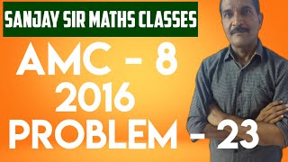 AMC - 8 PROBLEM - 23, 2016