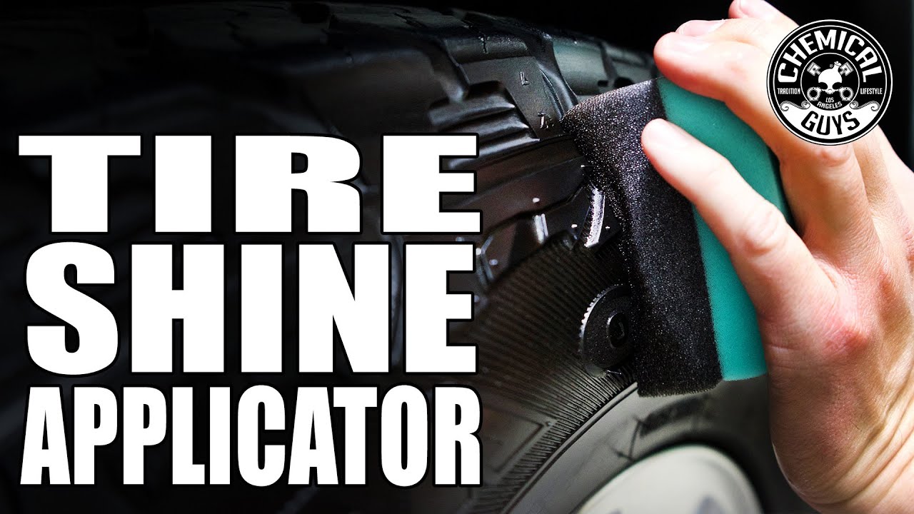 Best Tire Shine Applicator - Chemical Guys Durafoam Applicator Pad 