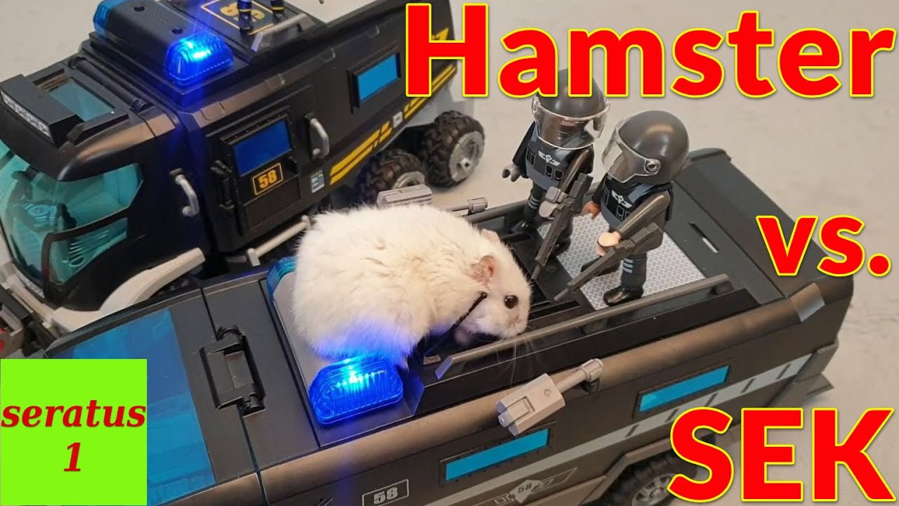 Hamster Angriff auf SEK Polizei Kita Playmobil Film seratus1