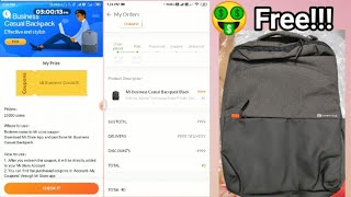 Order and Redeem Getapps | Mi Business Casual BackPack 2020 | @UditSaini screenshot 3