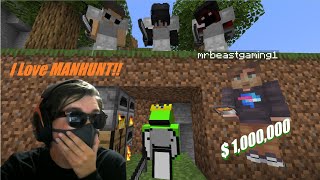 MANHUNT is BACK baby! | Minecraft Speedrunner VS $1,000,000 MrBeast Challenge reaction