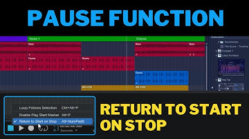 How to Pause Playback While Using "Return to Start on Stop" in PreSonus Studio One
