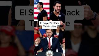 Abdul El Sayed's black T-shirt vibe