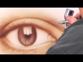 AIRBRUSH SPECIAL: FREE! HOW TO AIRBRUSH AN EYE, STEP-BY-STEP with JAVIER SOTO