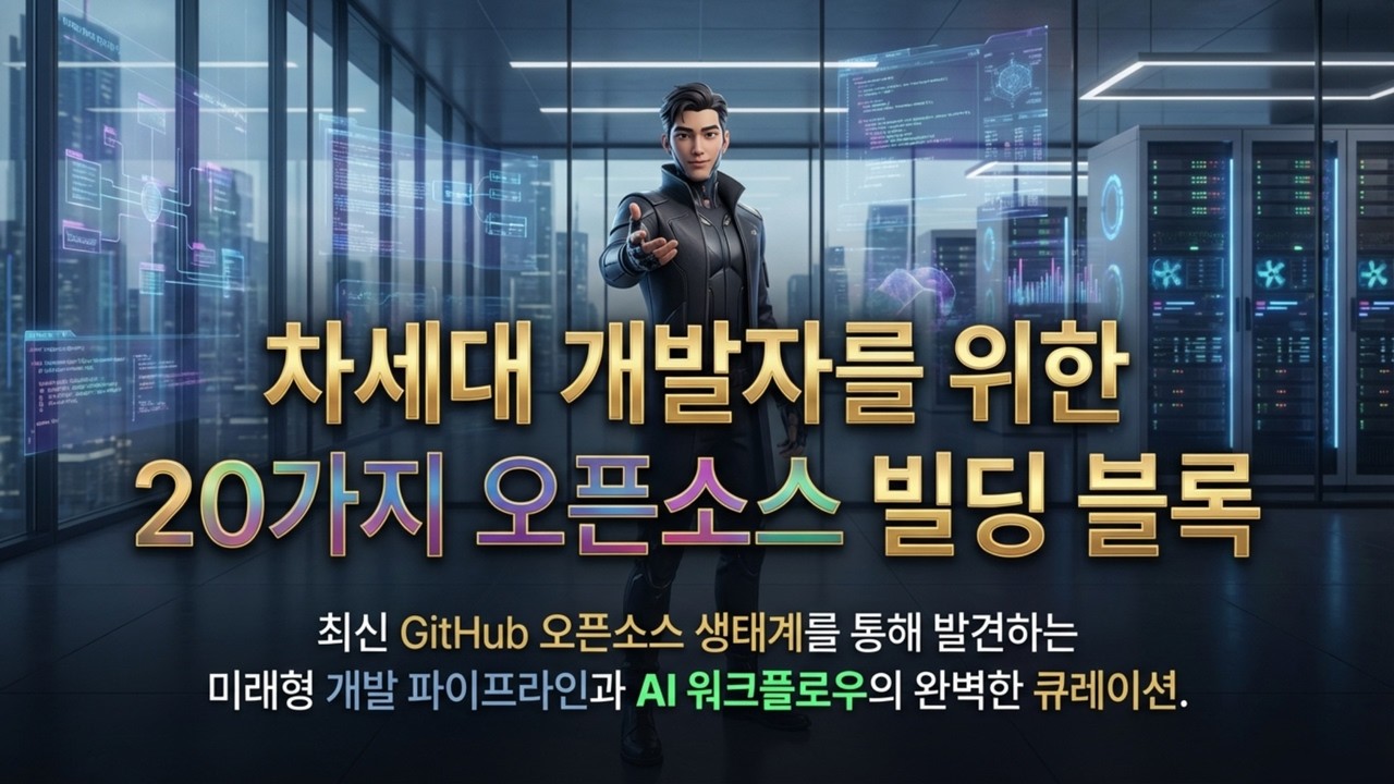 ⁣[Open Source] Claude Code부터 AI 에이전트까지, 1인 유니콘을 현실로 만드는 기술들 | 1인 유니콘을 위한 오픈소스 20 블록