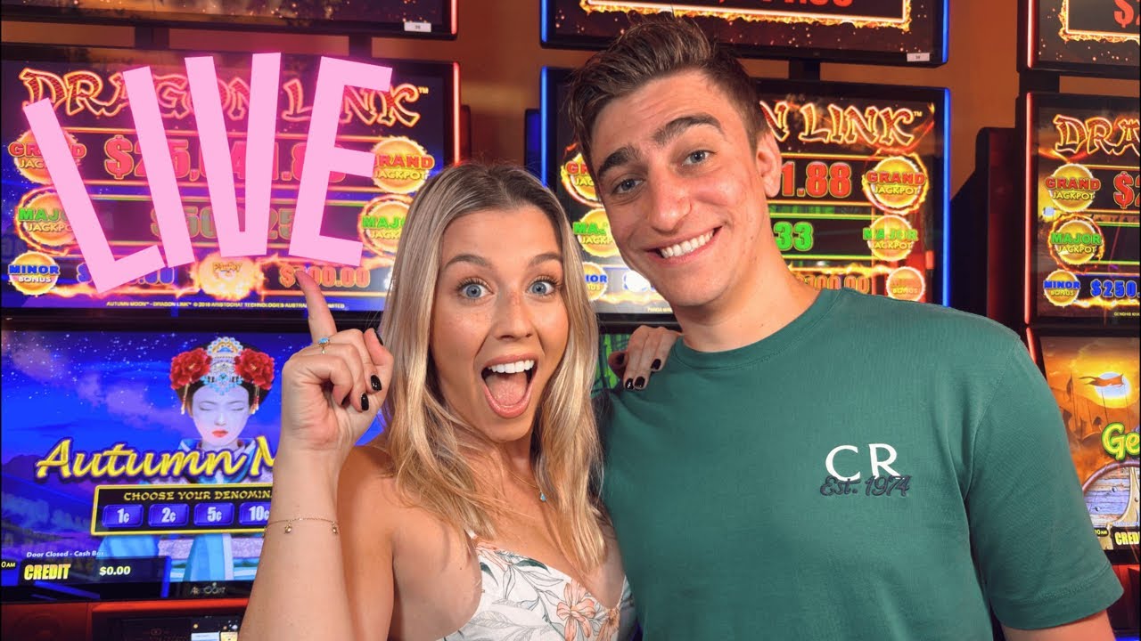 LIVE Gambling Our Paycheck On Slots!